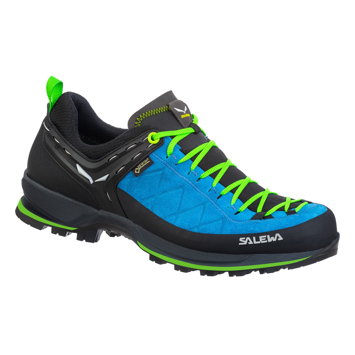 Zapatillas Trekking Hombre Chile - Salewa Mountain Trainer 2 GORE-TEX® - Azules/Verde - WHAQ-43028